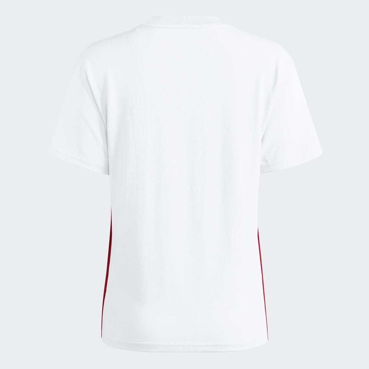 White/Red Sideline Ladies 3-Stripe